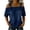 Dark Blue, variant on Women Slim Fit Retro Denim Top Off Shoulder Long Sleeve Blouse With Adjustable Buckle Loose Casual Style Soft Durable Denim Fabric Trendy Daily Commute Dating Apparel,Blue,M