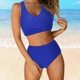 thumbnail image 3 of High Waisted Bikini Sets for Women 2 Piece Bathing Suits Womens Swimsuits Full Coverage Swimsuit, 3 of 6
