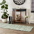 thumbnail image 2 of Jadeite  Slim Stripe Cotton Chindi Rug  Multi-Color Cotton 2Ft 3Inx6Ft, 2 of 3