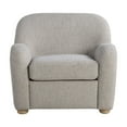 thumbnail image 3 of Studio Living Genifer Modern Arm Chair, Pebble Gray Boucle Fabric, 3 of 11