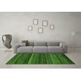 thumbnail image 3 of Ahgly Company Indoor Square Oriental Green Modern Area Rugs, 3' Square, 3 of 4