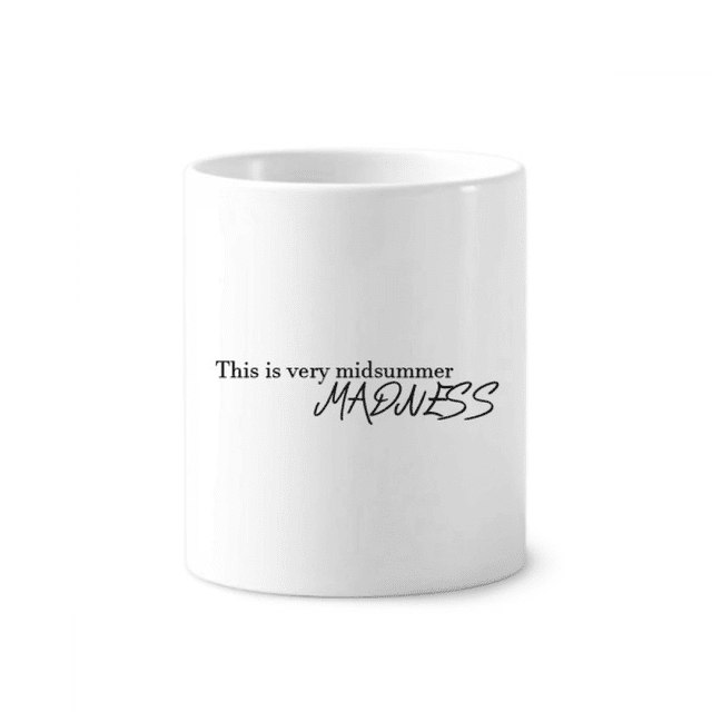 Shakespeare Midsummer Madness Toothbrush Pen Holder Mug Cerac Stand Pencil Cup