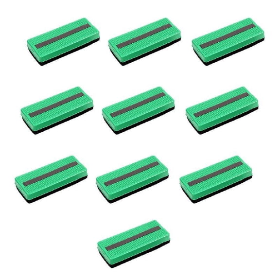 Zeiwohndc 10Pcs Magnetic Whiteboard Eraser Whiteboard Sponge Cleaners With Magnetic