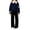 Navy, variant on Girls 2 Piece Outfit Fall Long Sleeve Pullover Sweatshirt and Sweatpants Set Kids Tracksuit Sweatsuit Set Fashion Clothes