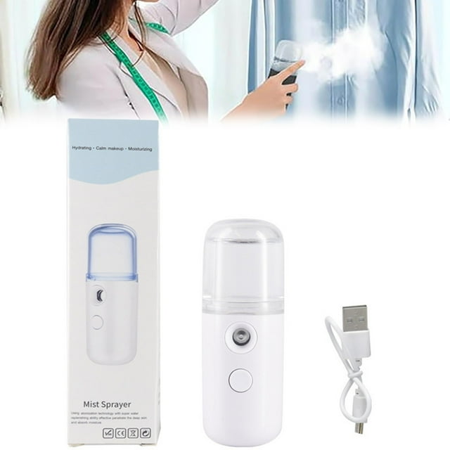 Nano Facial 30 Ml Mini Face Humidifier Portable Facial Sprayer USB Warm Humidifiers for Home Easy Clean Cute Things for Your Room for 10 And Less Big Room Ideas Bedrooms Guitar Humidifiers