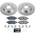 thumbnail image 3 of PowerStop Front Z23 Evolution Sport Carbon-Fiber Ceramic Brake Pad and Drilled & Slotted Rotor Kit Fits: NISSAN Select Models K6096, 3 of 10