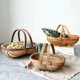 thumbnail image 2 of Wooden Garden Fruit Vegetable Basket: Sussex Trug Home Garden Decor-m, 2 of 5