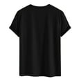 thumbnail image 4 of Xijirk Mens Shirts,Casual Letter Design Short Sleeve Crew Neck T Shirt for Outdoor Activities Daily Wear Comfortable Fit Summer Machine Washable Top,Shirts for Men,Black,M, 4 of 4