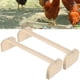 thumbnail image 3 of Perchas de madera para pollos, 2 uds., soporte grande de madera para pájaros, barra de entrenamiento para gallinas, 3 of 5