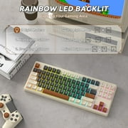 ATTACK SHARK M87 80% Wireless Gaming Keyboard, TKL Mechanical Feeling SA PBT Keyboard Bluetooth 5.0/2.4Ghz