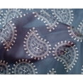 thumbnail image 5 of oneOone Silk Tabby Blue Fabric Block Sewing Craft Projects Fabric Prints By Yard 42 Inch Wide, 5 of 5
