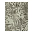 thumbnail image 3 of Gertmenian Paseo Paume Coastal Floral Sand and Havana Outdoor Area Rug, 6x9, 3 of 8