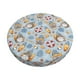 thumbnail image 1 of Balery Summer Time With Gnome Fundas de asiento para taburete de bar redondo de tela de terciopelo ajustables que protegen de arañazos y manchas para sillas de 14 a 17 pulgadas.-12 inch, 1 of 7