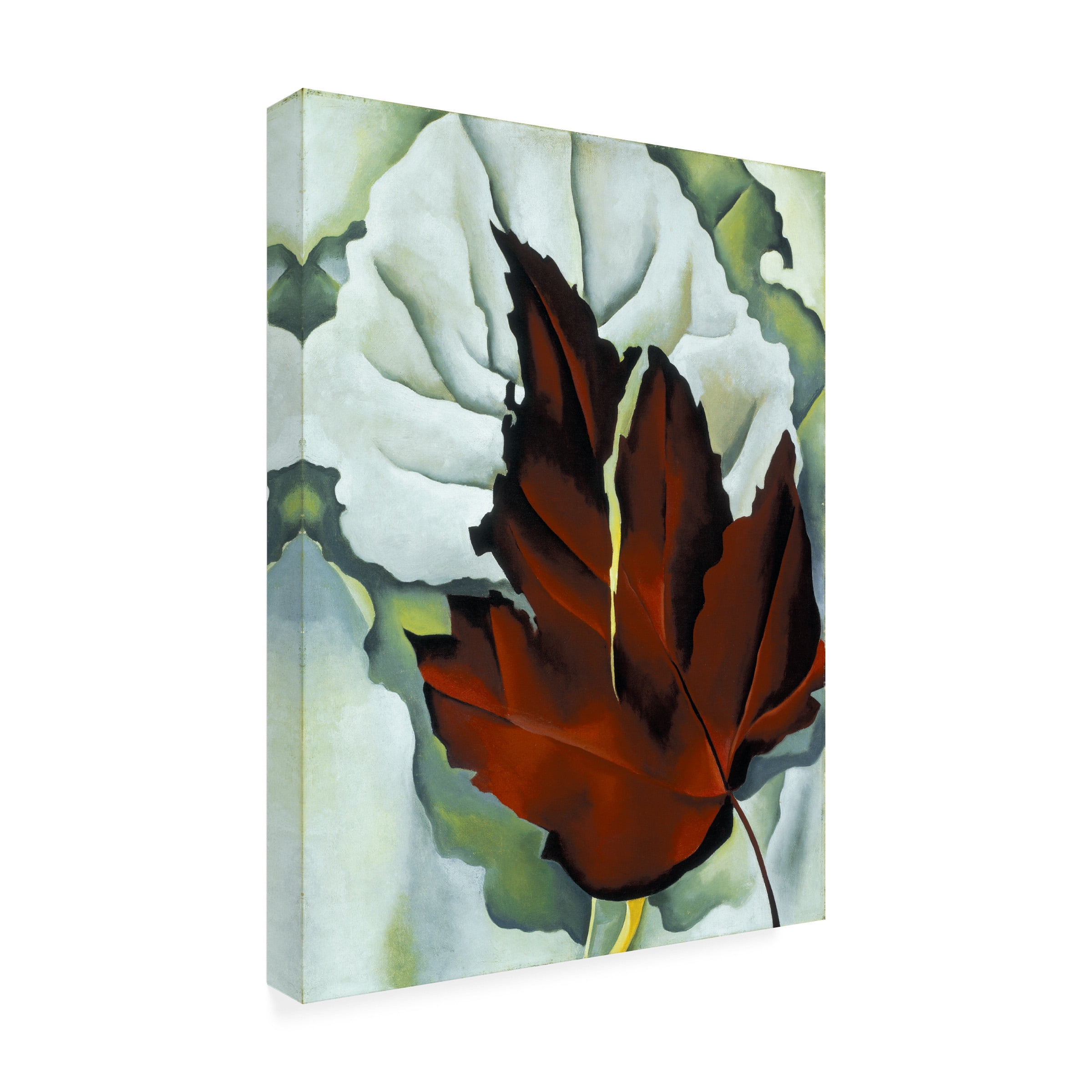 Georgia O'keefe 'Pattern of Leaves' Canvas Art