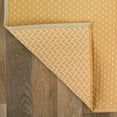 thumbnail image 4 of World Rug Gallery Contemporay Solid Reversible Plastic Indoor and Outdoor Picnic Mat, Camping Rug, RV Rug - BEIGE 5' X 7', 4 of 9