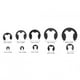 thumbnail image 5 of Anillos de retención E de acero al carbono anillos de retención aficionados duraderos para profesionales ANGGREK Otros, 5 of 8
