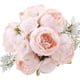 thumbnail image 1 of Flor de flores de seda artificial con forma de ramo de peonías, decoración vintage para el hogar, 1 of 6
