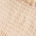 thumbnail image 6 of ITSAME Toddler Girls Summer Outfit Set, Ruffle Smocked Camisole and Pants Fashion Casual Clothes 2-Piece Beige Size 1-2, 6 of 8
