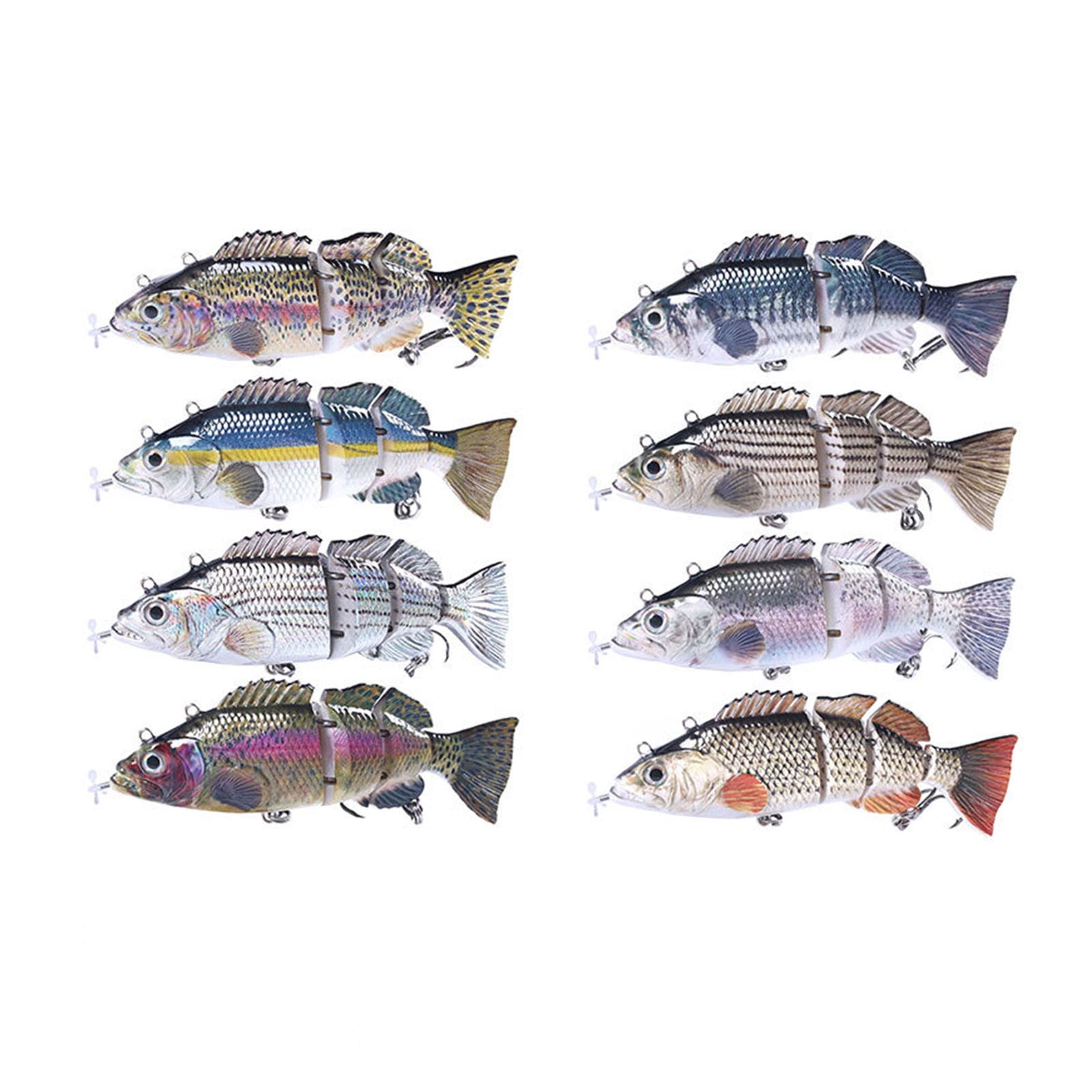2025 Upgraded Robotic Fishing Lure - Self-Swimming Electric Bionic Swimbait with Multi-Jointed Design for Freshwater & Saltwater Fishing