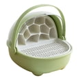 thumbnail image 4 of S SERENABLE Silkworm Breeding Box Home Transparent Breathable Reptile Breeding Container Green, 4 of 9