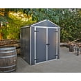 thumbnail image 3 of Canopia by Palram Rubicon Storage Shed, 6' x 5' x 6', Gray, 3 of 13