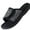 Black, variant on Sofora by RockDoves Men's Adjustable Wrap Memory Foam Slide Slipper