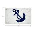 thumbnail image 2 of TaylorMade 93079 Nylon Officer Flag, 12" x 18" - Fleet Captain, 2 of 2