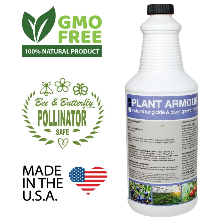 GGO Organic Plant Armour: Fertilizer & Disease Control for Lawn, Plants,  Fruits, Vegetables - Walmart.com