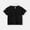 Black, variant on Boys Girls Solid T-Shirts Crew Neck Short Sleeve Casual Tops Toddler Kids Summer Cotton Tees 2-9 Years
