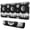 Black White Moon-1, variant on Long Mouse Pads for Desk,Black Gold Zodiac Sun Moon Pattern Desk Mats on Top Of Desks, Desk Mouse Pad Extra Large with 3mm Non-Slip Base and Stitched Edge for Gaming,Office,Work,Home 31.5"x11.8"