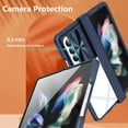 thumbnail image 5 of Compatible with Samsung Z Fold 4 Case with Built-in Screen Protector, Soft TPU Bumper Case for Samsung Galaxy Z Fold 4 Clear Phone Case Shockproof Anti-Scratch Transparent Cases (Navy Blue), 5 of 12