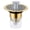 Silver+Gold, variant on Universal Bathroom Sink Stopper, Basin Pop-Up Drain Filter, Bathroom Converter Sink Drain Strainer Plug with Basket Hair Catcher - gold