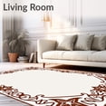 thumbnail image 2 of ODIKA 8'x10' Machine Washable Non-Slip Area Rug, Holiday Spiced Cookie Floor Festive Bakery Print High Traffic Rug, Brown, 507355, 2 of 7