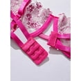 thumbnail image 5 of Pink Bralette Women&rsquo;s Sexy Intimates Romantic Lingerie, 5 of 5
