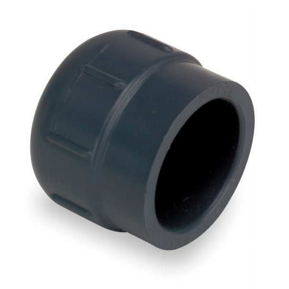 ZoroSelect PVC Cap, Socket, 4 in Pipe Size