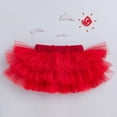thumbnail image 5 of CHEEREAM Baby Girls Rainbow Flower Tulle Princess Skirt Toddler Bow Front Tutu Girls Clothes Size 0-24Months, 5 of 9