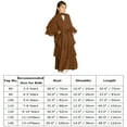 thumbnail image 7 of IDOPIP Kids Girls Muslim Chiffon Abaya Open Front Cardigan Modest Dress with Hijab Middle East Arabian Robe, 7 of 7