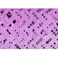 thumbnail image 1 of Ahgly Company Indoor Rectangle Solid Purple Modern Area Rugs, 2' x 3', 1 of 4