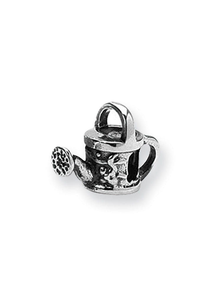 Reflection Beads QRS231 Sterling Silver Watering Can Bead Antiqued