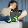 thumbnail image 5 of KLL Spring St Patrick’S Day Irish Gnomes Print Cool Socks Men's Women's Crew Socks Funny Crazy Novelty Stockings, 5 of 7