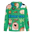 thumbnail image 4 of Family Guy Cartoon Teen Sweatshirts Zipper Hoodies Jacket Coat With Pockets Daily Hooded Hoody For Boys And Girls, 4 of 7