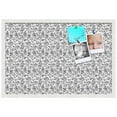 thumbnail image 2 of PinPix 30x20 Custom Cork Bulletin Board Floral Black Roses Poster Board Has a Fabric Style Canvas Finish, Framed in Floral Black Roses, by ArtToFrames (PinPix-165), 2 of 6