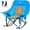 Blue-Heated, variant on MOPHOTO Oversized Heated Rocking Camping Chair Support 500 lbs,Portable 3 Adjustable Heating Levels,Folding Quick Setup,Compact Storage,Lawn Chair with Side Pockets for Outdoor(Heated)