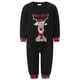 thumbnail image 2 of Pijamas navideños familiares a juego, pelele para bebé/ropa para perro/camisetas con estampado de ciervo y pantalones a cuadros., 2 of 10