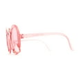 thumbnail image 3 of Womens Unicorn Rainbow Cloud Mod Oval Plastic Sunglasses Pink, 3 of 4