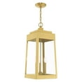 thumbnail image 5 of Livex Lighting  3-Light Outdoor Pendant Lantern, 20860 Satin Brass Brass Satin, 5 of 11