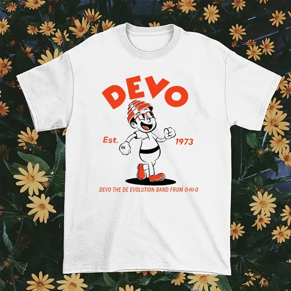 LIMITED EDITION Hot Devo The De Evolution Band from Ohio 1973 shirt Cotton Classic Shirt NY504