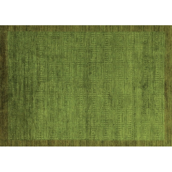 Ahgly Company Indoor Rectangle Abstract Light Blue Modern Area Rugs, 4' x 6'