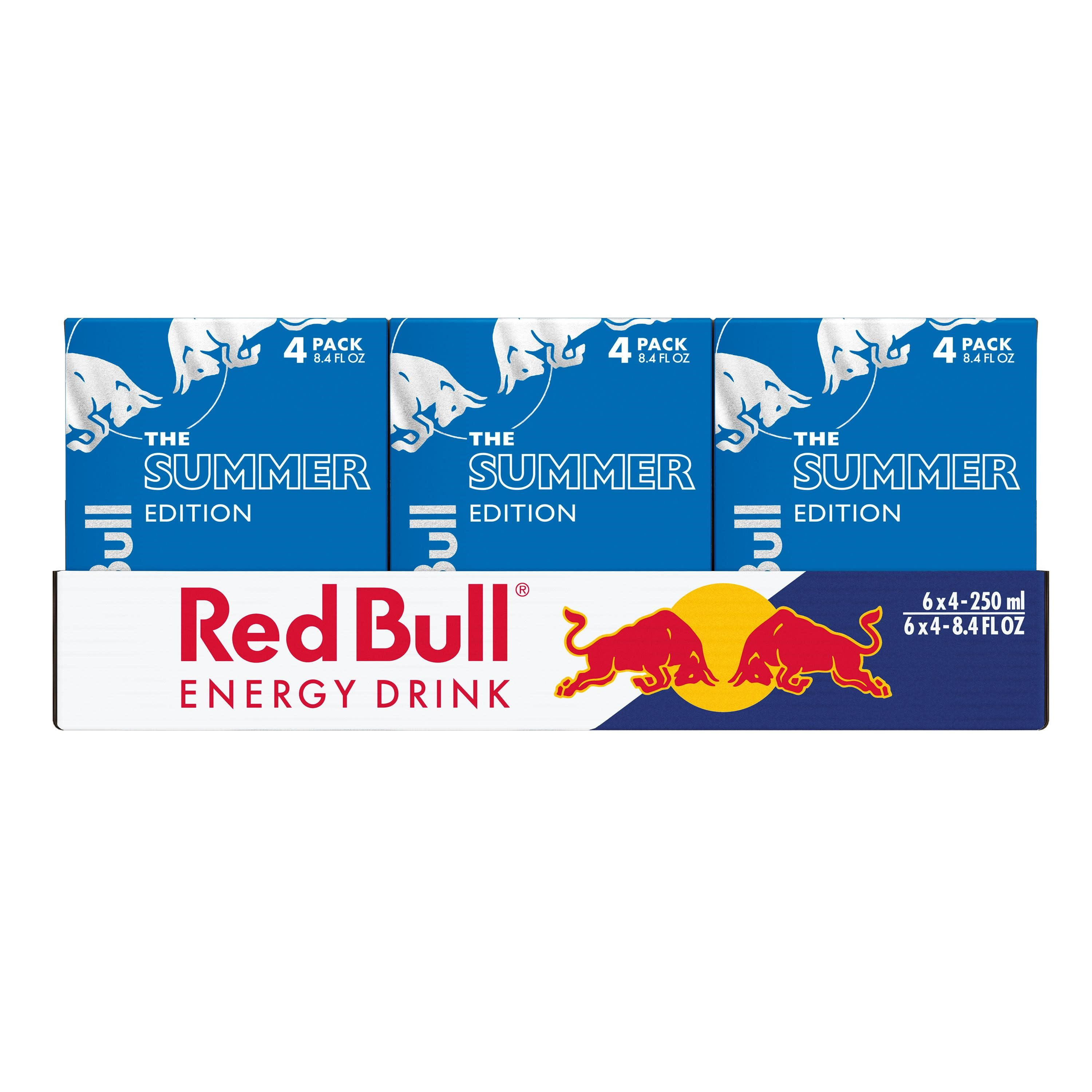 Red Bull Summer Edition Juneberry Energy Drink, 8.4 fl oz, 6 Packs of 4