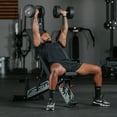 thumbnail image 2 of Titan Fitness TITAN Series Single Post Adjustable Bench, Supports 600 LB Incline, 1,000 LB Flat, Versatile Utility Bench for Home Gym Weightlifting Strength Training, 2.5" Thick HeftyGrip Vinyl Pad, 2 of 6